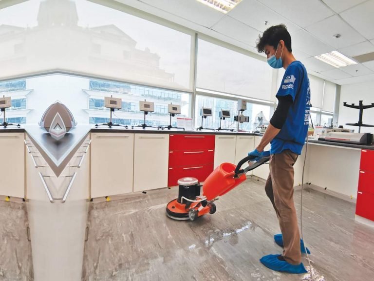 hard floor cleaning