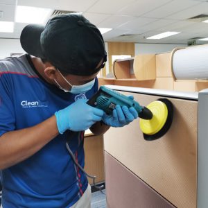 office partition cleaning
